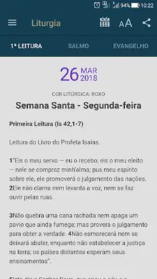 Liturgia Diária - Canção Nova android App screenshot 10